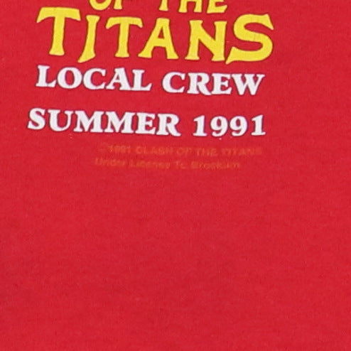 1991 Clash Of The Titans Tour Tank Top Shirt