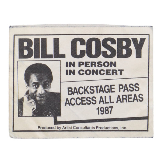 1987 Bill Cosby Backstage Pass