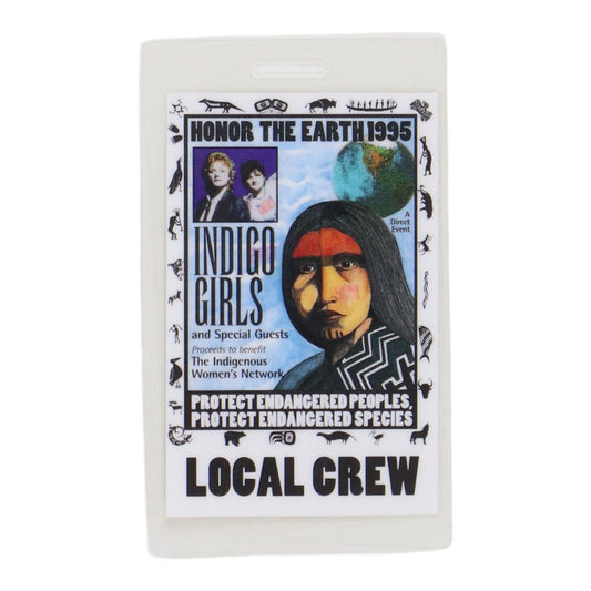 1995 Indigo Girls Honor The Earth Backstage Pass Laminate