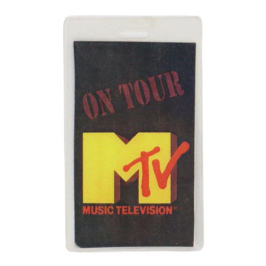 1991 MTV On Tour Backstage Laminate Pass