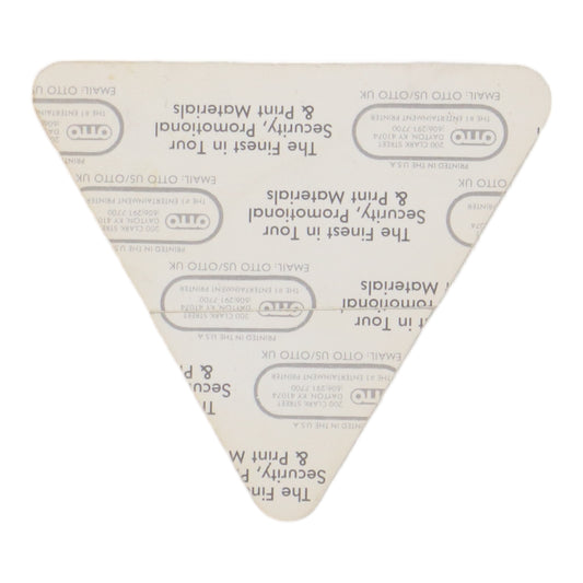 1988 Metallica Damaged Justice Backstage Pass