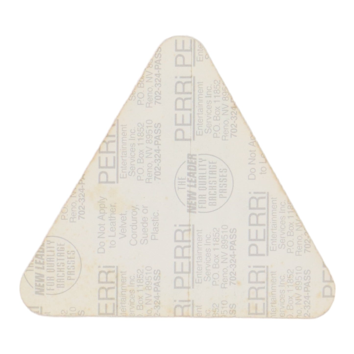 1995 Nine Inch Nails David Bowie Backstage Pass