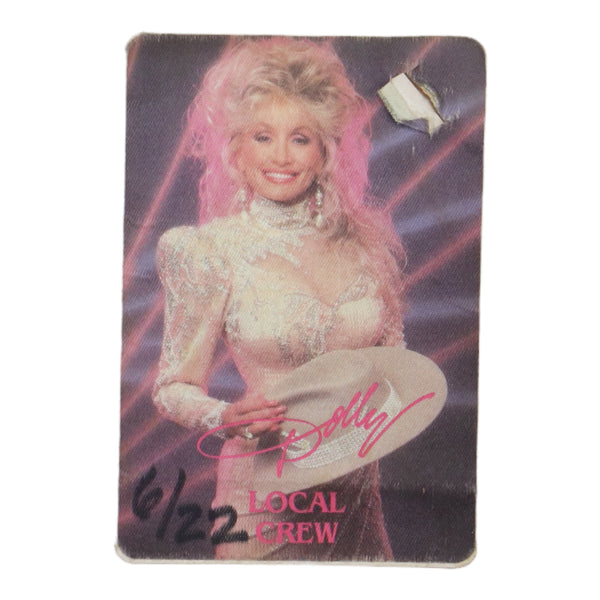 1987 Dolly Parton Backstage Pass