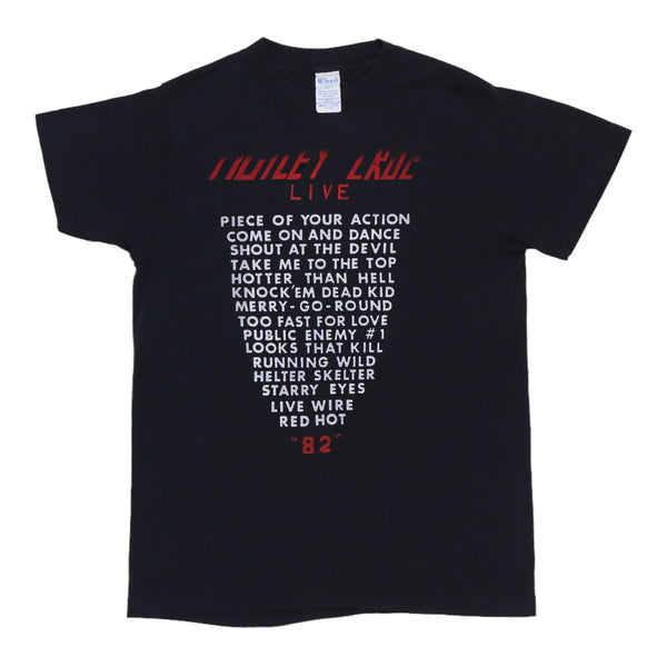 1982 Motley Crue Live Tour Shirt | Authentic Vintage Tee – WyCo