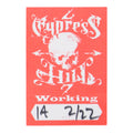 1995 Cypress Hill Backstage Pass