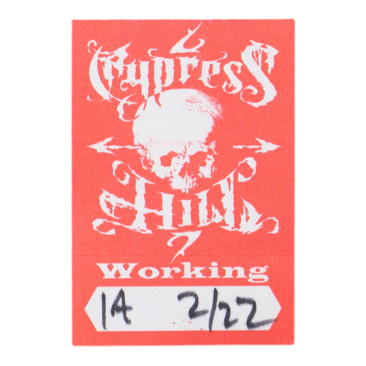 1995 Cypress Hill Backstage Pass