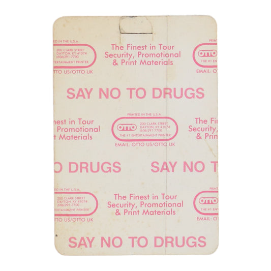 1989 New Order Technique Backstage Pass