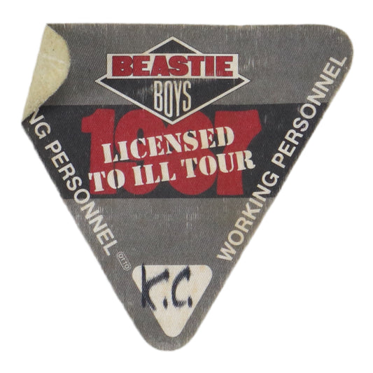 1987 Beastie Boys Backstage Pass