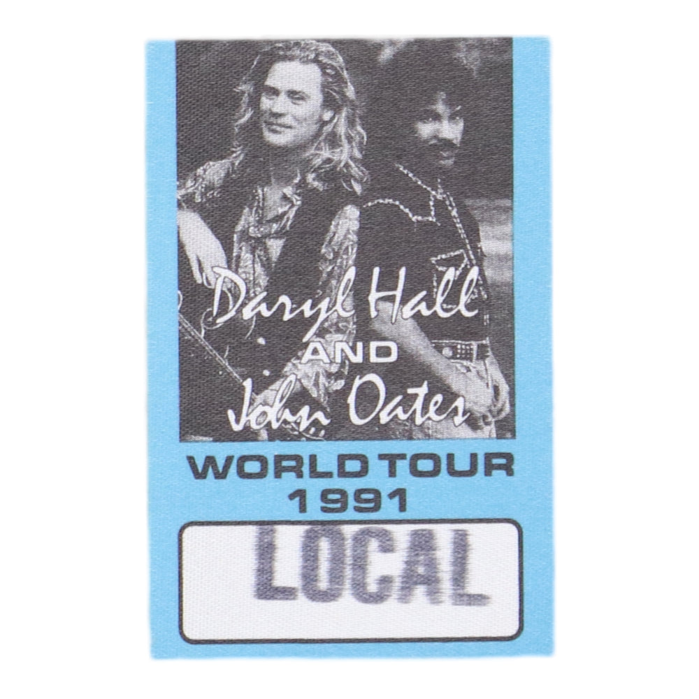 1991 Daryl Hall and John Oates Backstage Pass