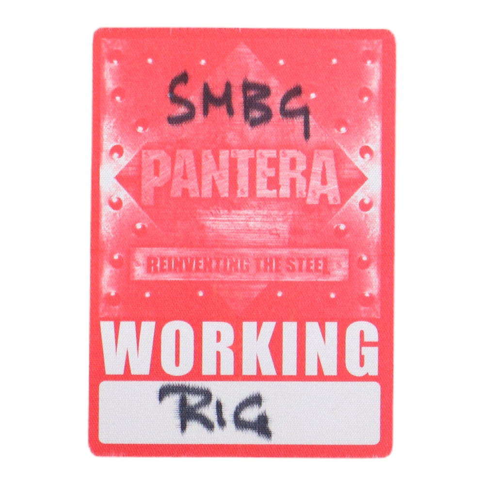 2000 Pantera Reinventing The Steel Backstage Pass
