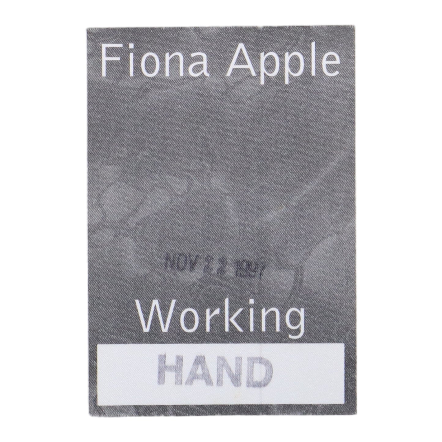 1997 Fiona Apple Backstage Pass