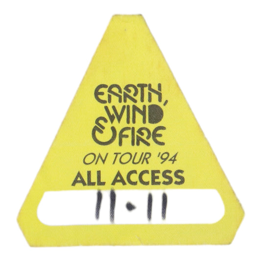 1994 Earth Wind & Fire Backstage Pass