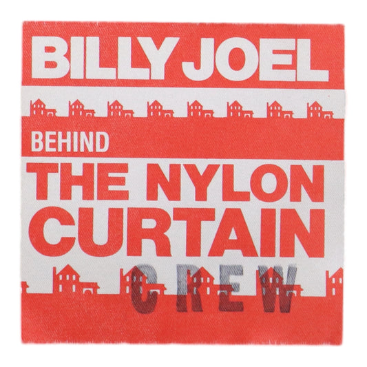 1982 Billy Joel Nylon Curtain Backstage Pass
