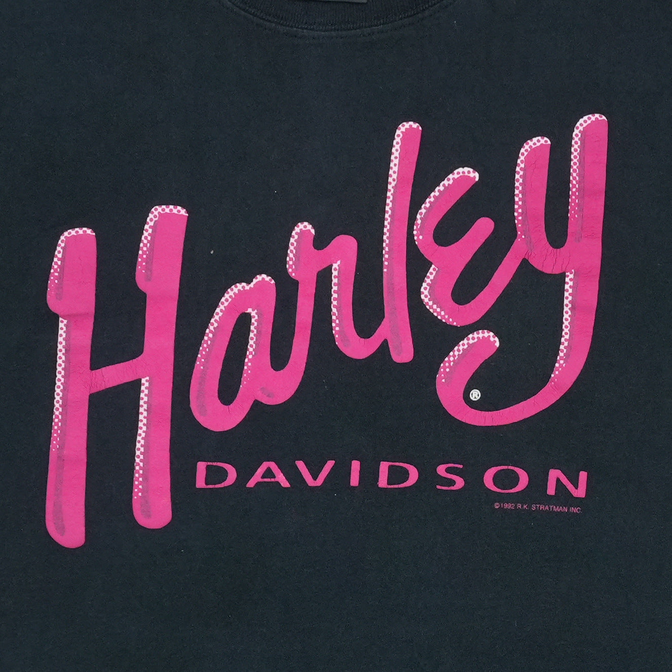 1990s Harley Davidson South Charleston West Virginia Shirt Front Detail 1