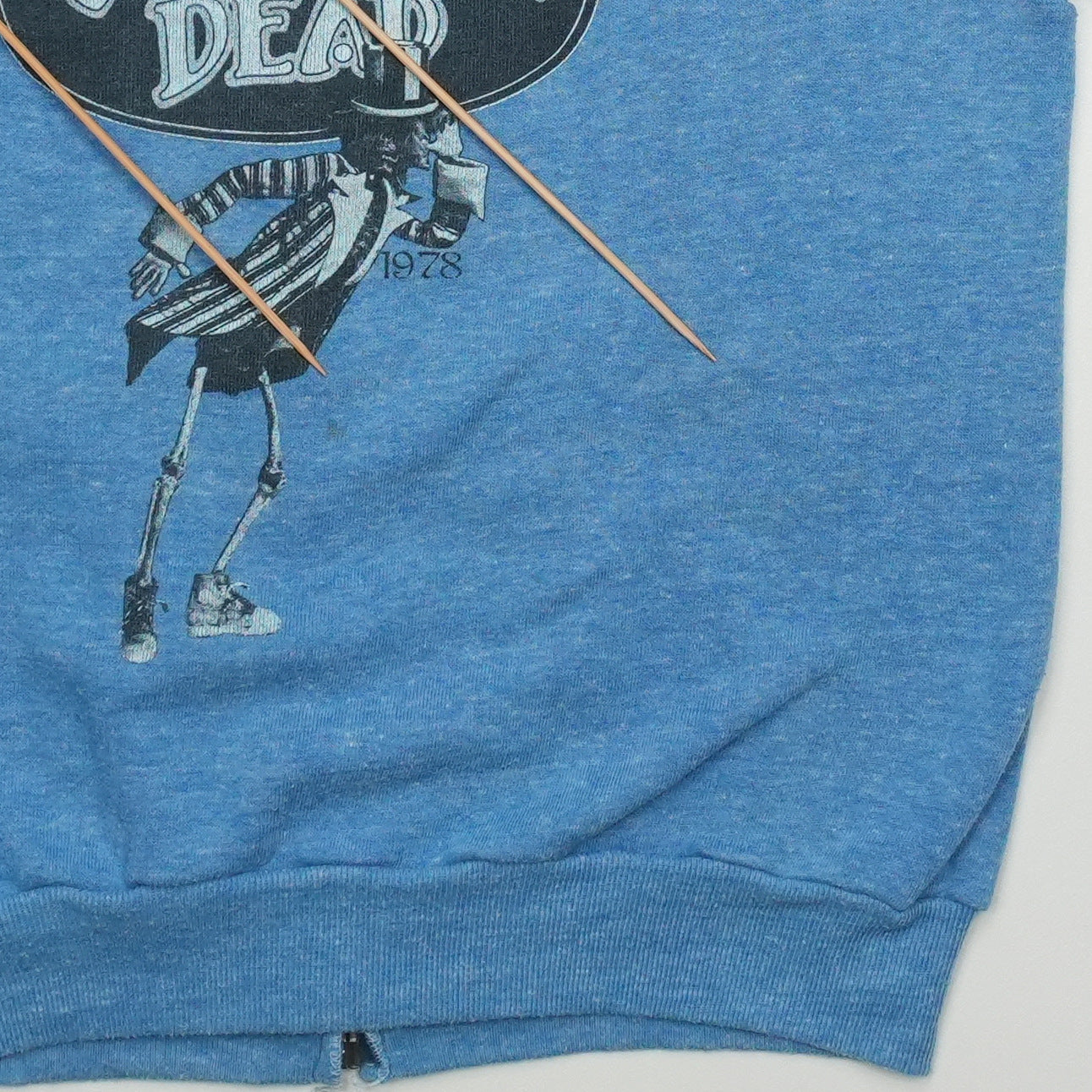 1978 Grateful Dead Track Jacket Back Flaw 1