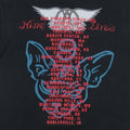 1997 Aerosmith Nine Lives Tour Shirt Back Detail 1