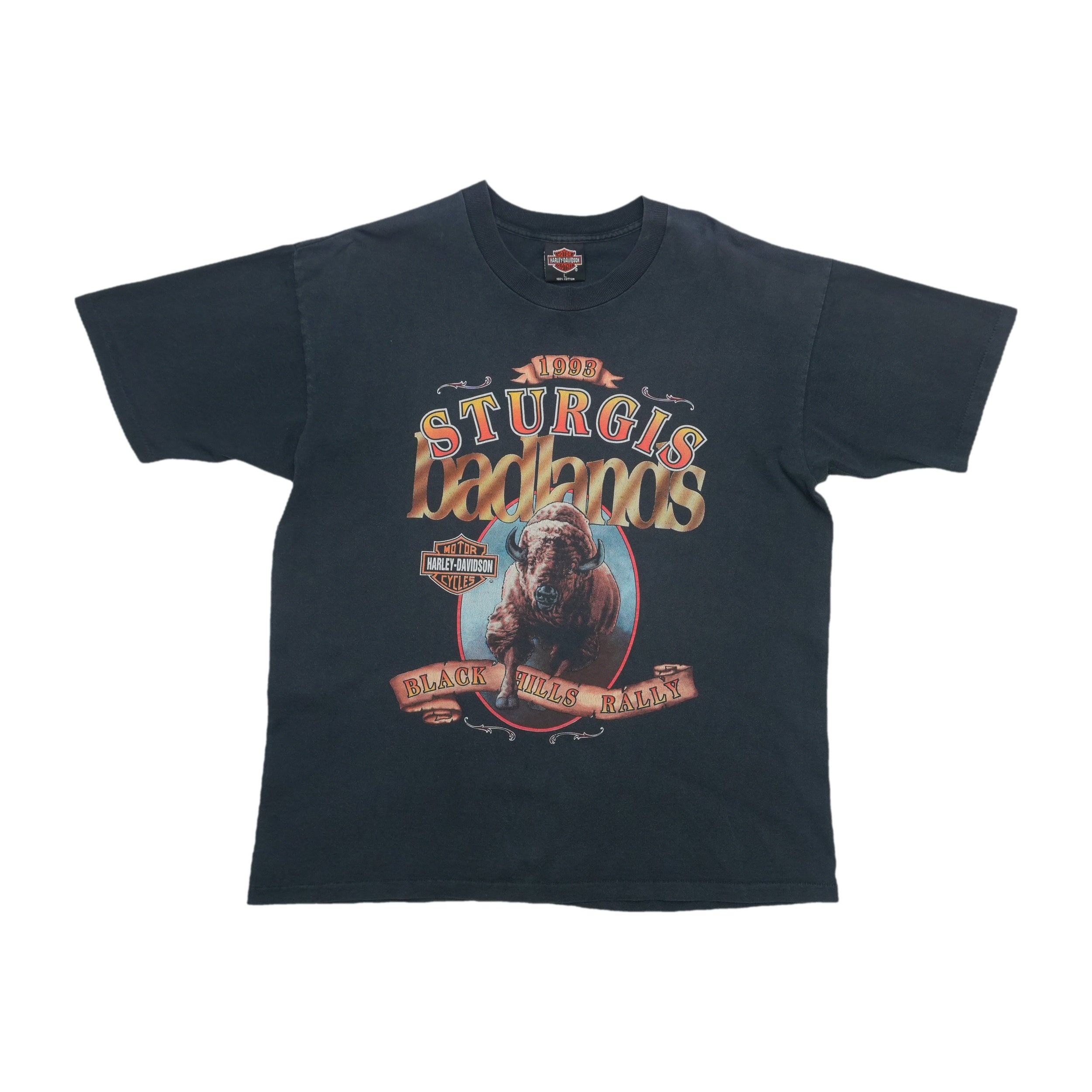 1993 Harley Davidson Sturgis Black Hills Shirt Front