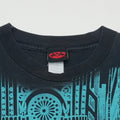 1990s Batman Forever Mr Freeze All over Print Shirt Detail 1