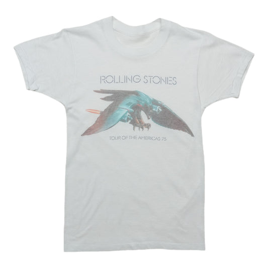 1975 Rolling Stones Tour Of The Americas Shirt Front