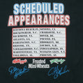 1998 Dale Earnhardt Jeff Gordon Kid And Champ Scheduled Appearances Shirt Detail
