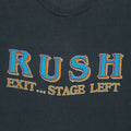 1982 Rush Exit Stage Left Tour Shirt Front Detail 1