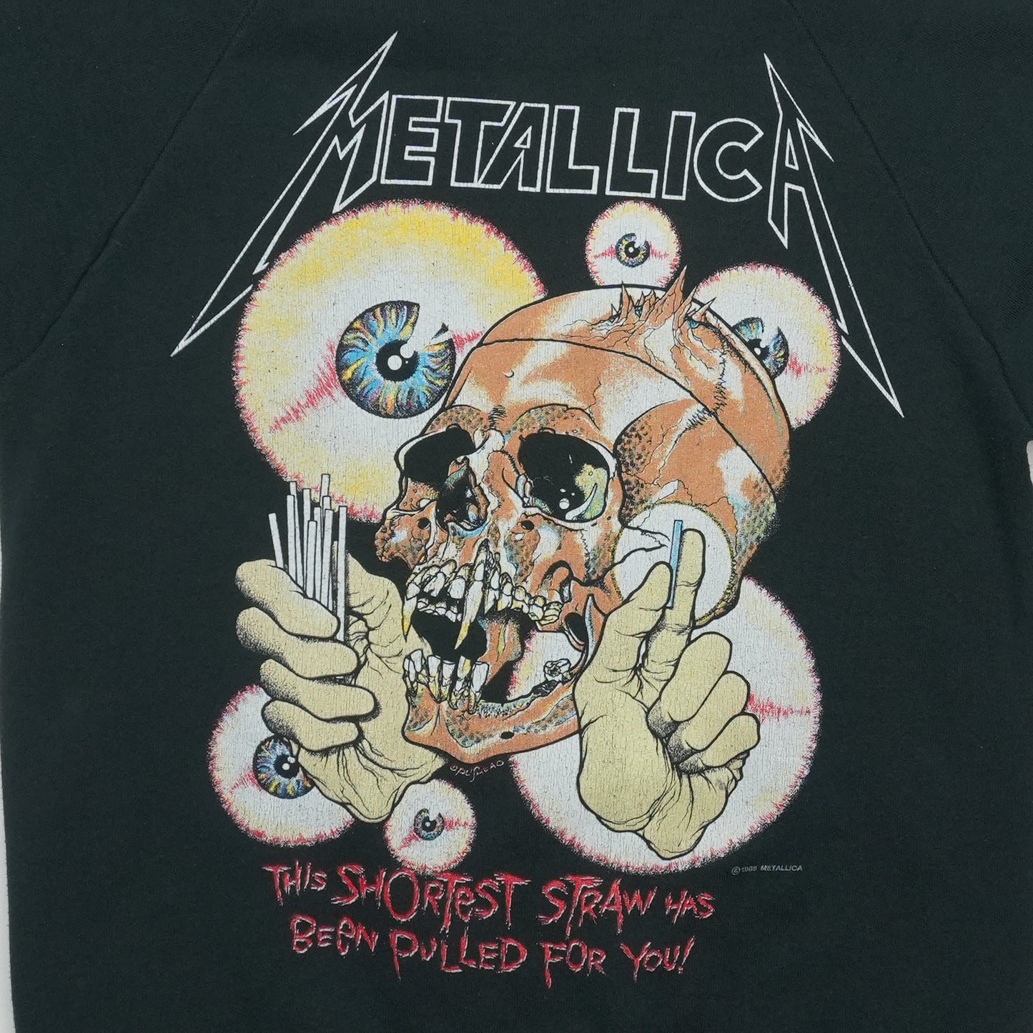 1988 Metallica The Shortest Straw Crewneck Front Detail 1