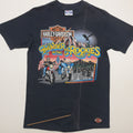 1989 Harley Davidson Thunder In The Rockies Shirt Tag