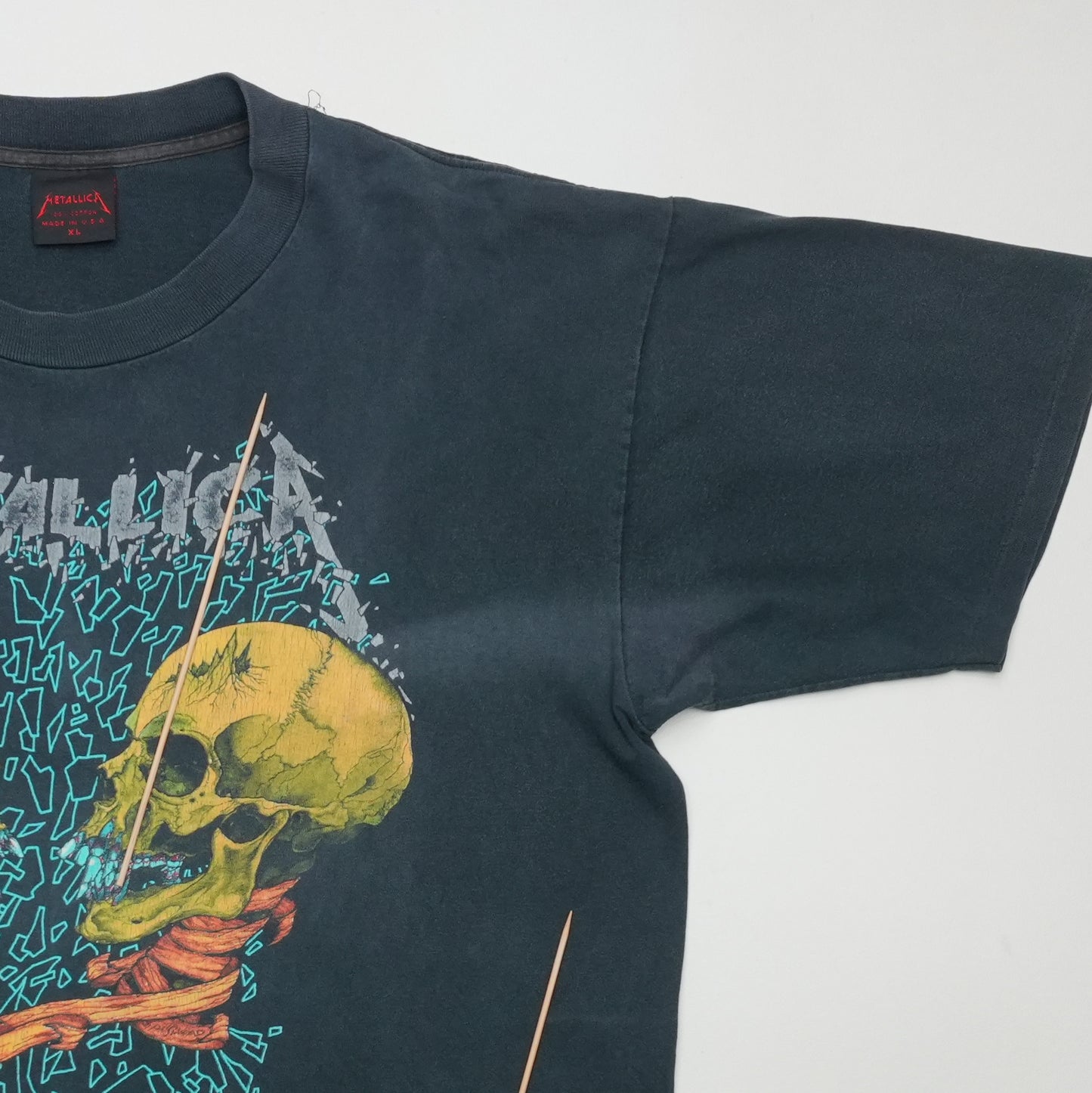 1991 Metallica Sad But True Shirt Back Detail 1