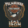 1990s Harley Davidson Iron Shirt Front Detail 1