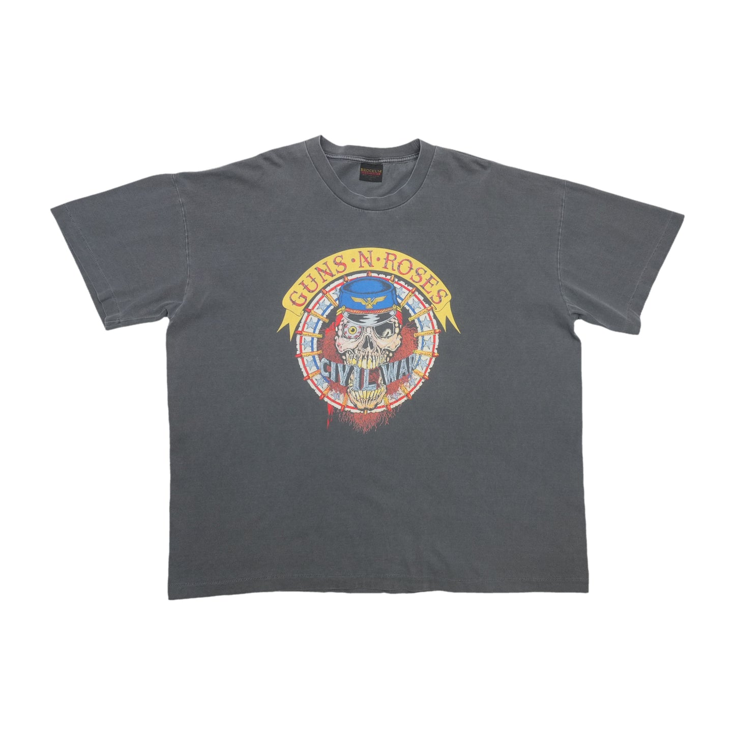 1991 Guns N Roses Civil War Get In The Ring Tour Shirt Front