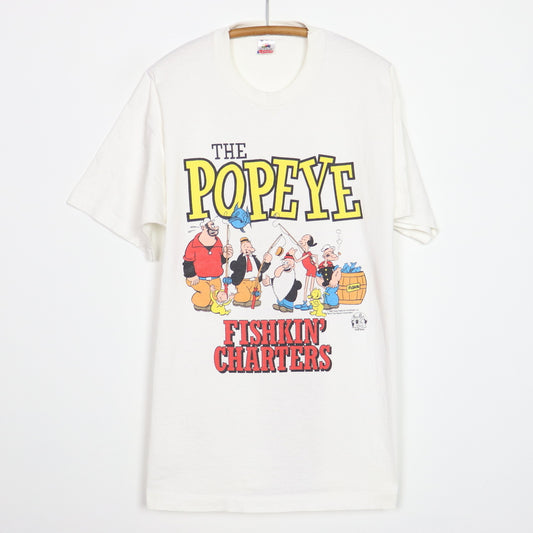 1993 Popeye Fishkin' Charters Shirt