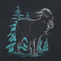 1990 Black Wolf Shirt Front Detail 1