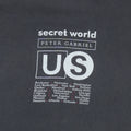 1992 Peter Gabriel Secret World Tour Shirt Back Detail 2