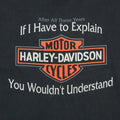 1996 Harley Davidson Salem Oregon If I Have To Explain Shirt Front Detail 1