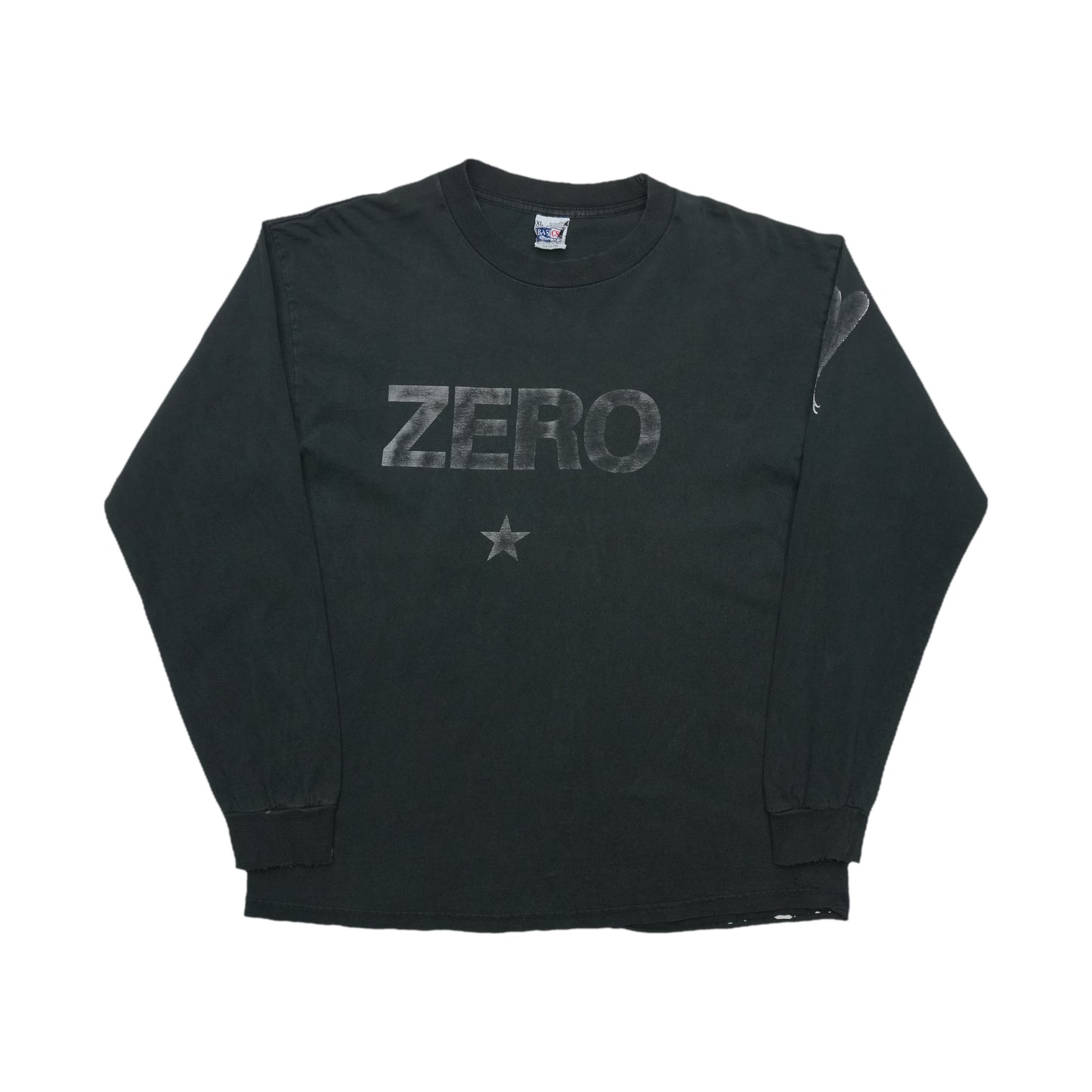 1990s Smashing Pumpkins Zero Long Sleeve Shirt Front
