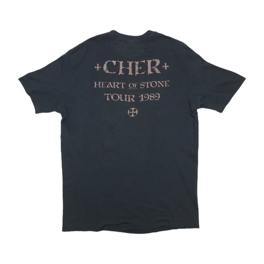 1989 Cher Heart of Stone Tour Shirt Back