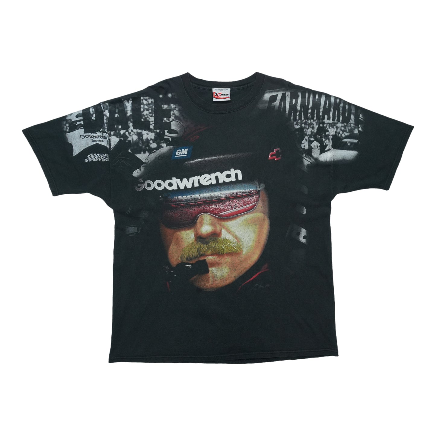 1990s Dale Earnhardt Goodwrench Man In Black Shirt Front