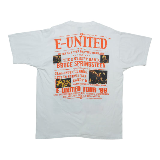 1999 Bruce Springsteen E Street Band E-United Tour Shirt Back