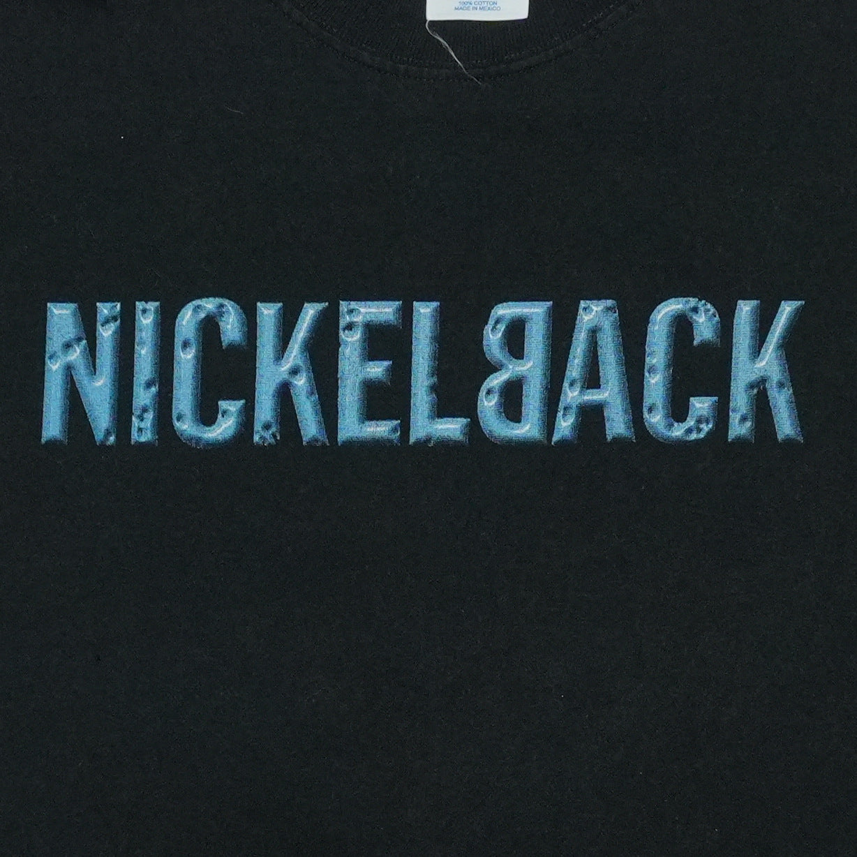 2001 Nickelback Silver Side Up Shirt Front Detail 1