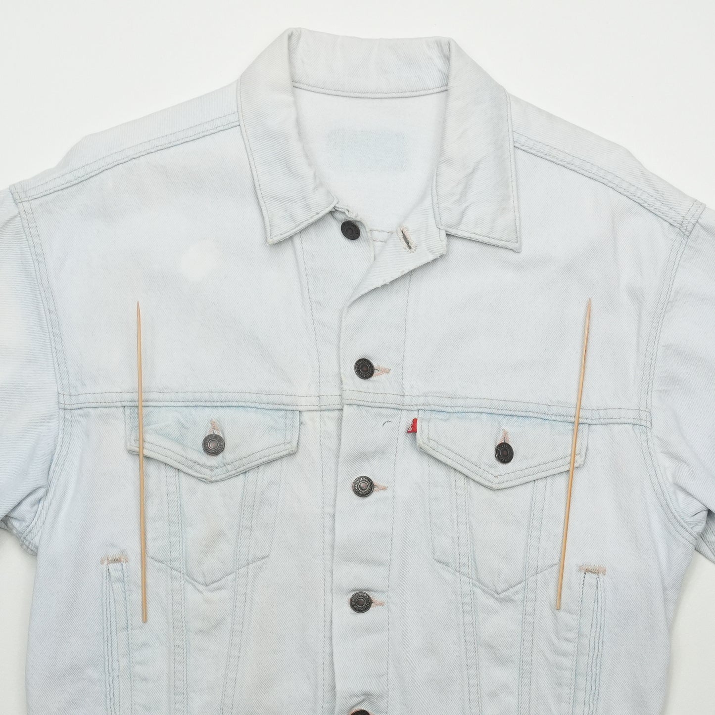 1993 Alice in Chains Levi's Denim Jacket Front Detail 2