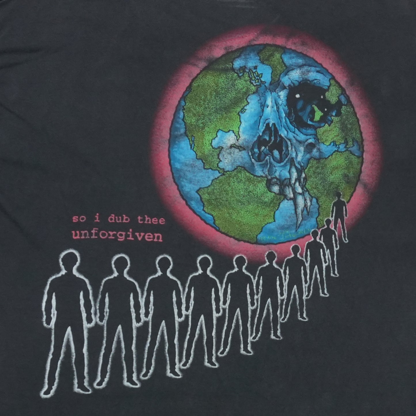 1992 Metallica Unforgiven Shirt Back Detail 1