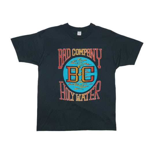 1991 Bad Company Damn Yankees Tour Holy Water Shirt Front