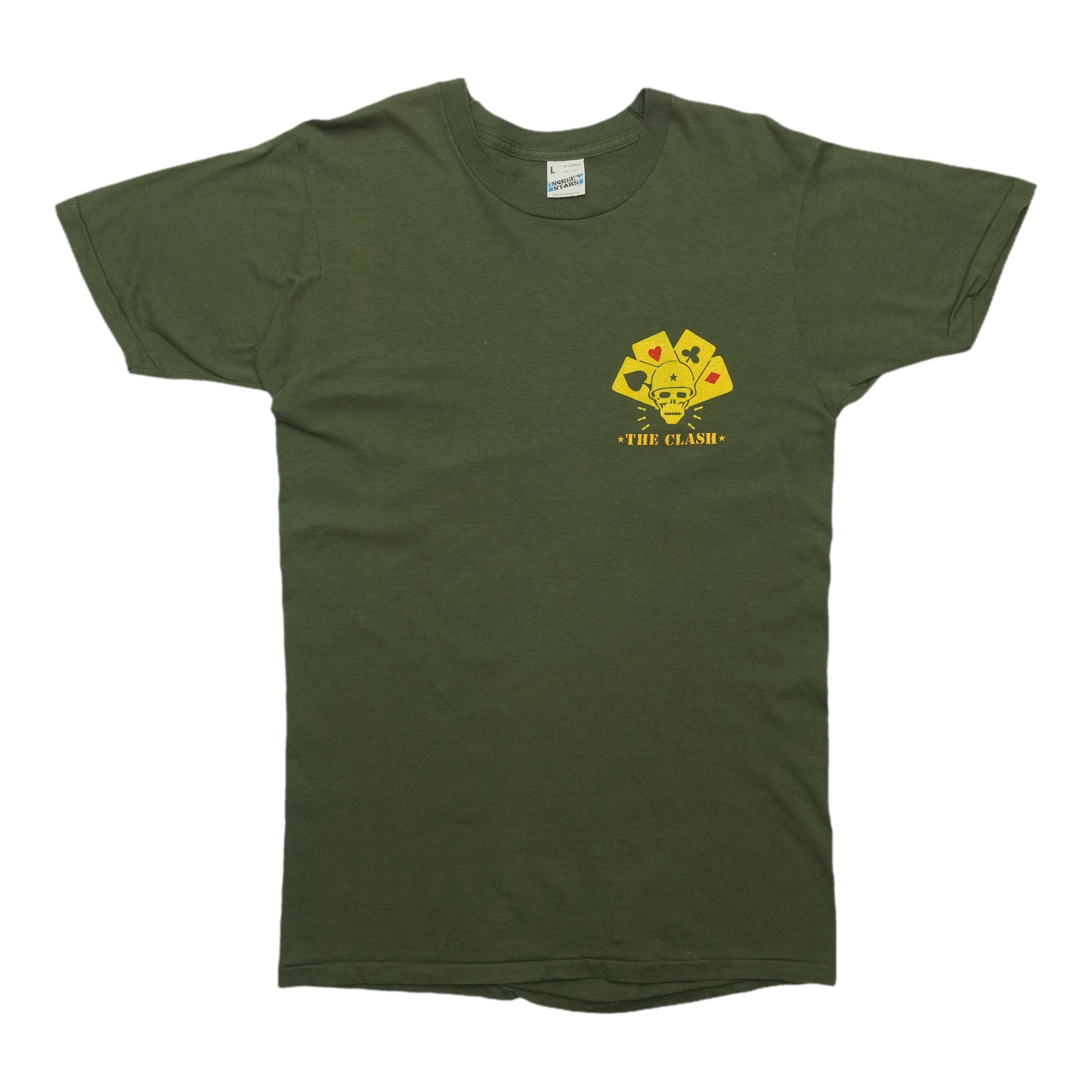 1982 The Clash Combat Rock Shirt Front