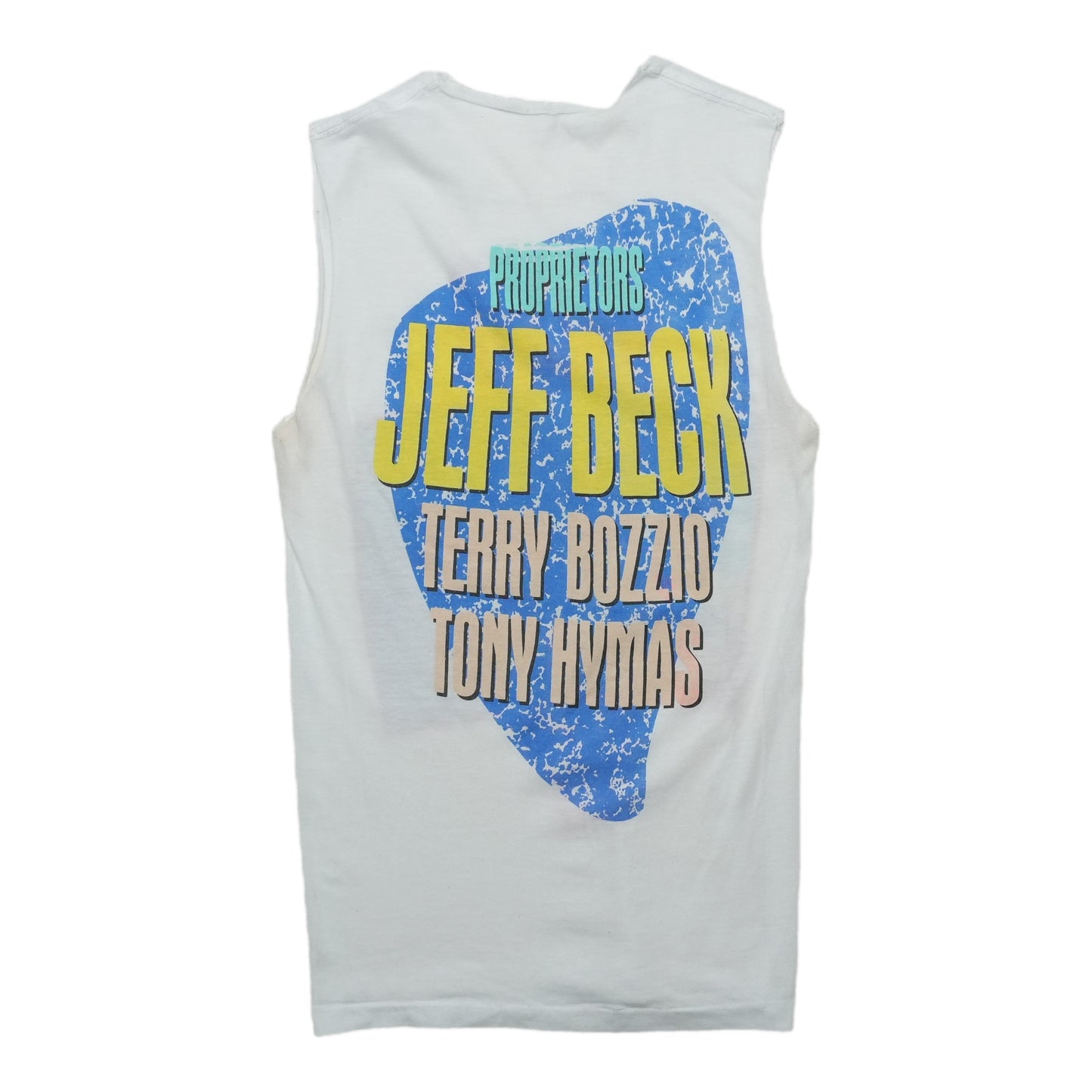 1989 Jeff Beck Guitar Shop Tour Shirt Back