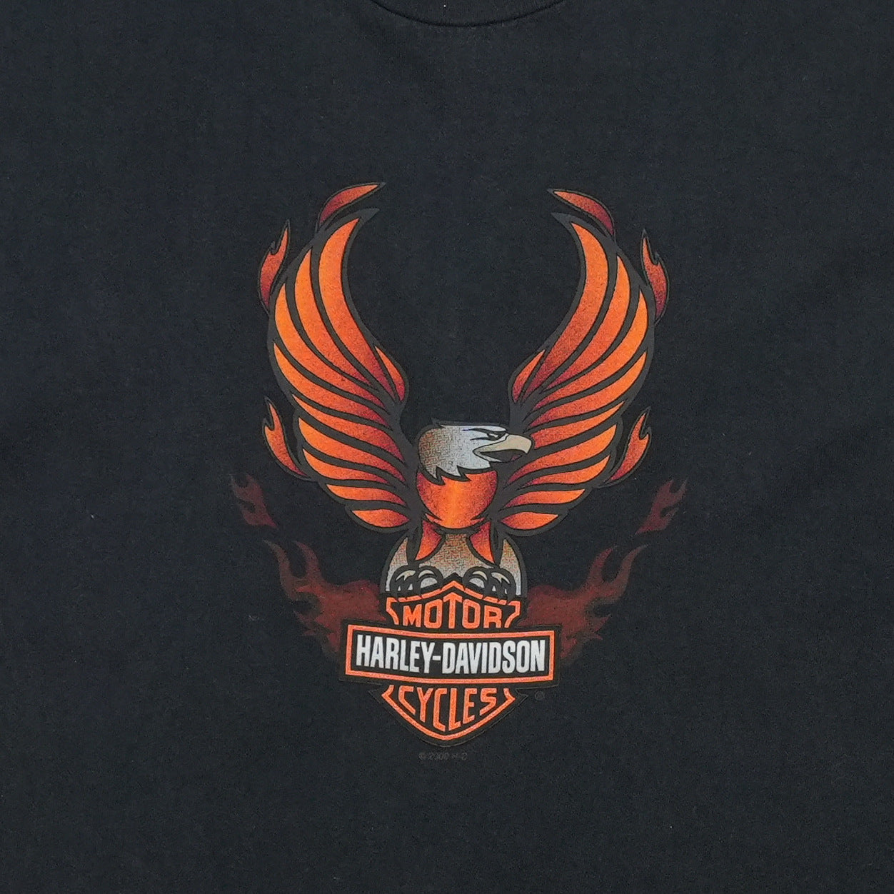 2000 Harley Davidson Florence South Carolina Shirt Front Detail 1
