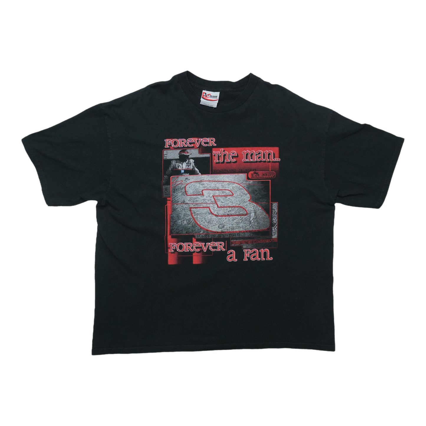 1990s Dale Earnhardt Jet Black Attack Shirt Front