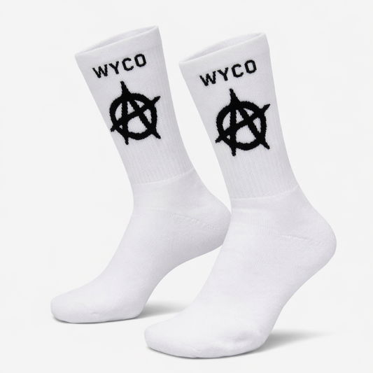 WyCo Vintage Black Anarchy Socks