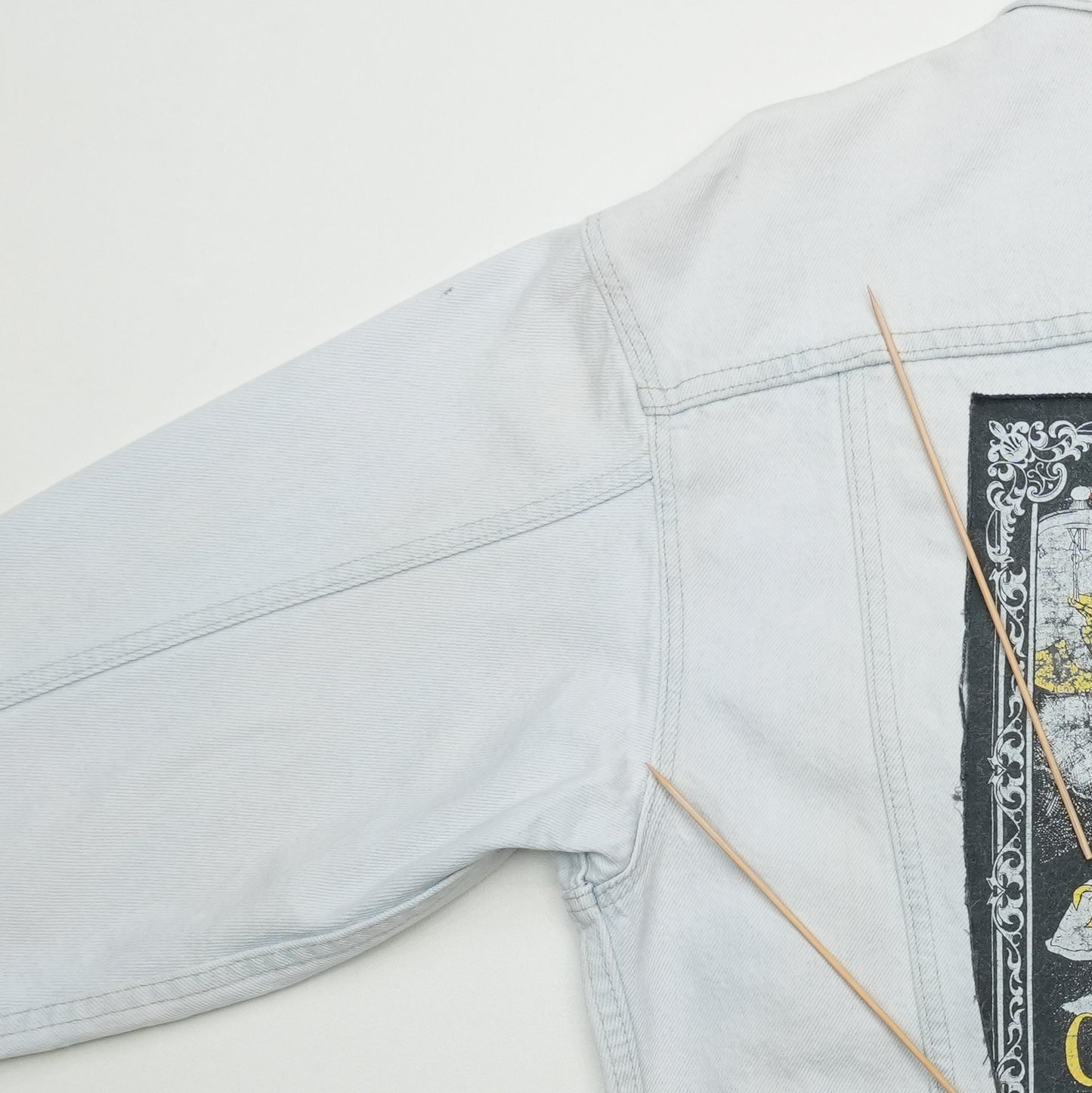 1993 Alice in Chains Levi's Denim Jacket Back Detail 2