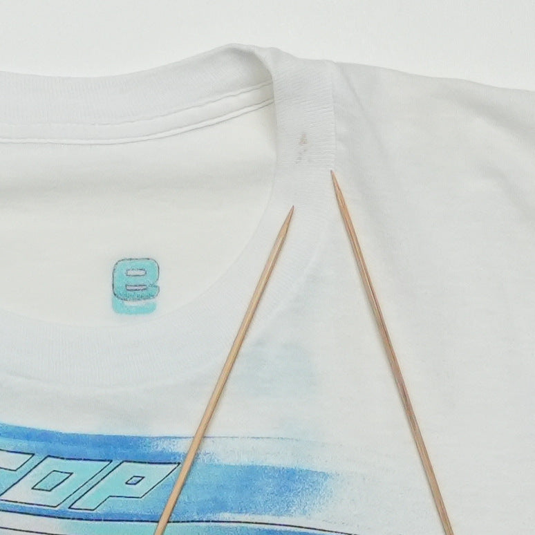 1986 ZZ Top Afterburner Tour Crew Shirt Detail