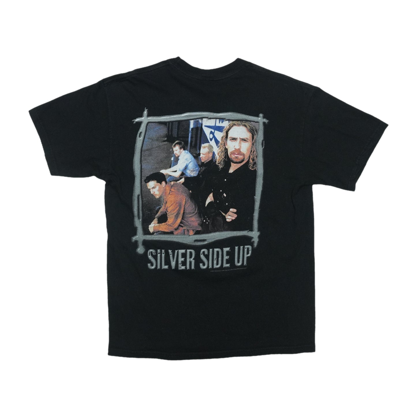 2001 Nickelback Silver Side Up Shirt Back
